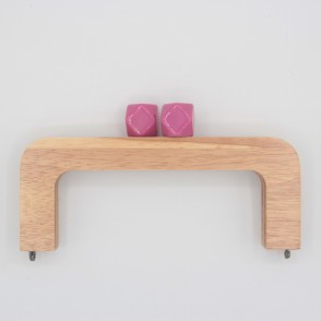 Clik Clak Legno Cm. 20 Con Pomelli Fucsia