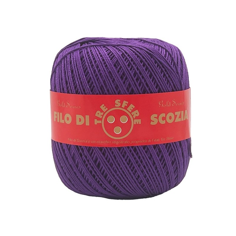 Gomitolo di Cotone N 5 Filo Di Scozia 100 Grammi Tre Sfere Colore 7431